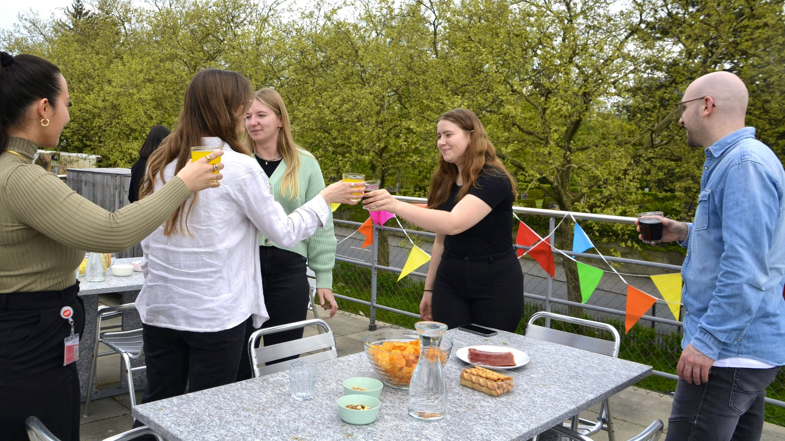 Dachterrasse.
