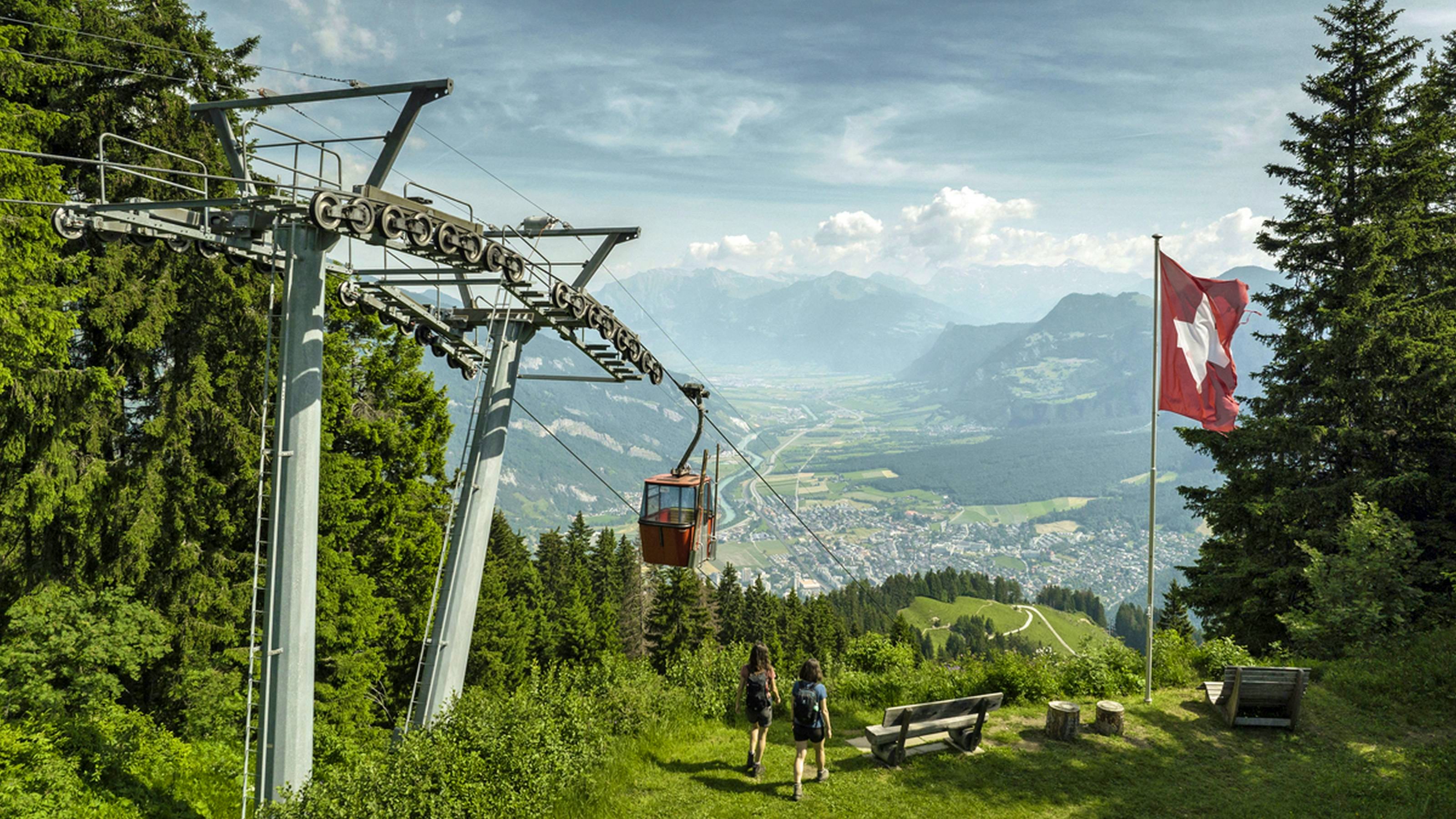 Bild der Brambrüeschbahn.