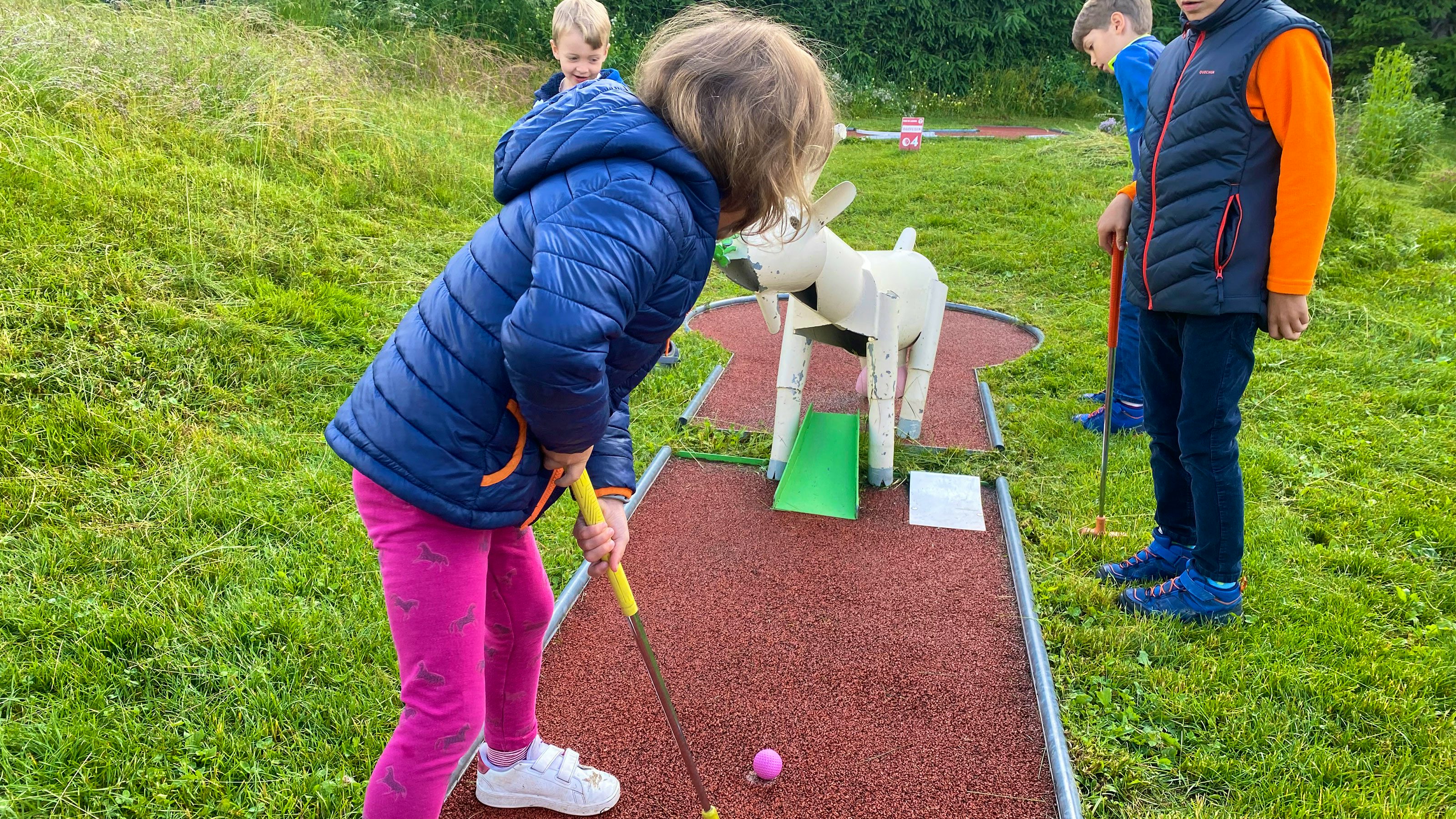Photo du minigolf.