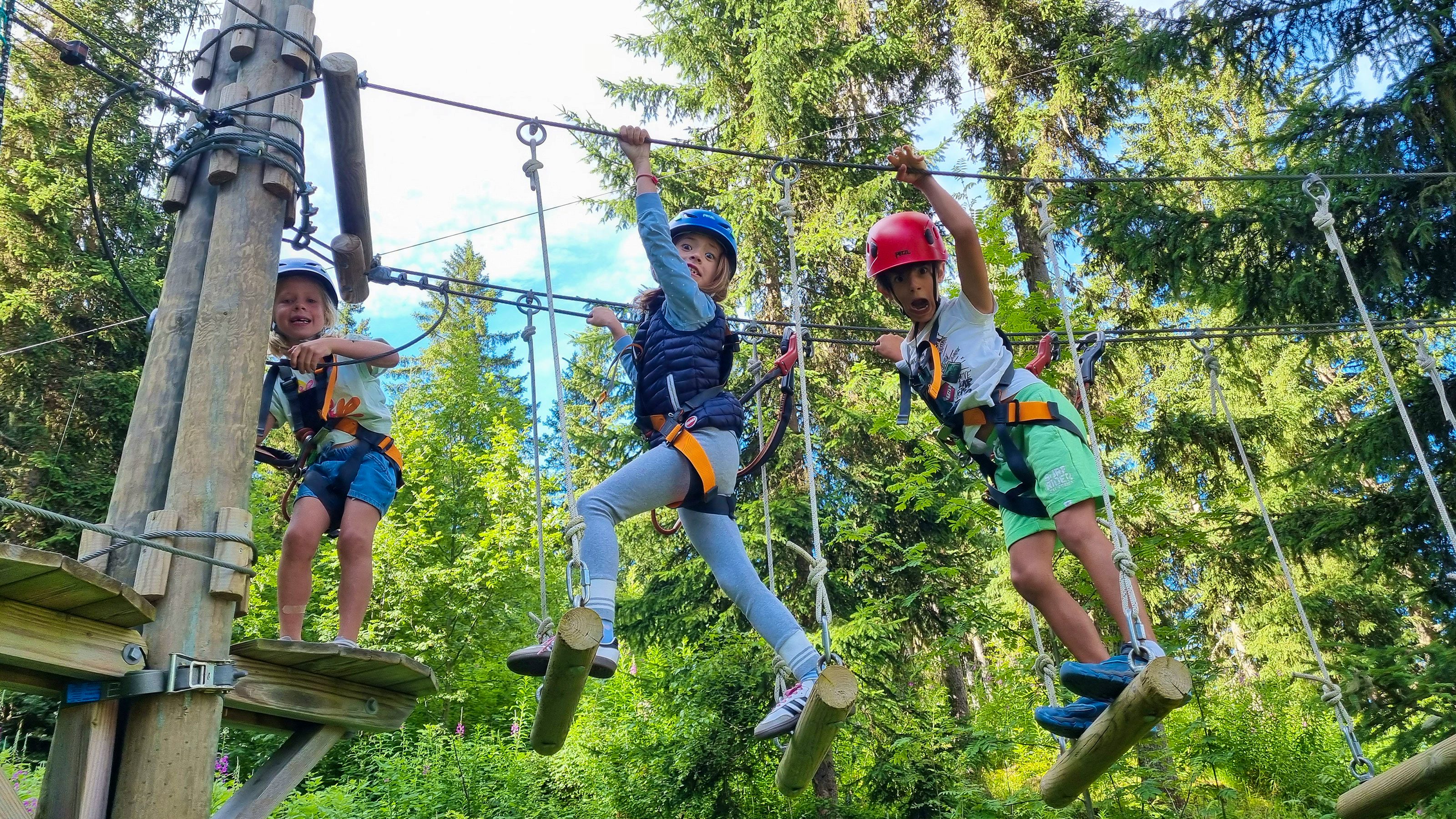 Photo du parc accrobranche.
