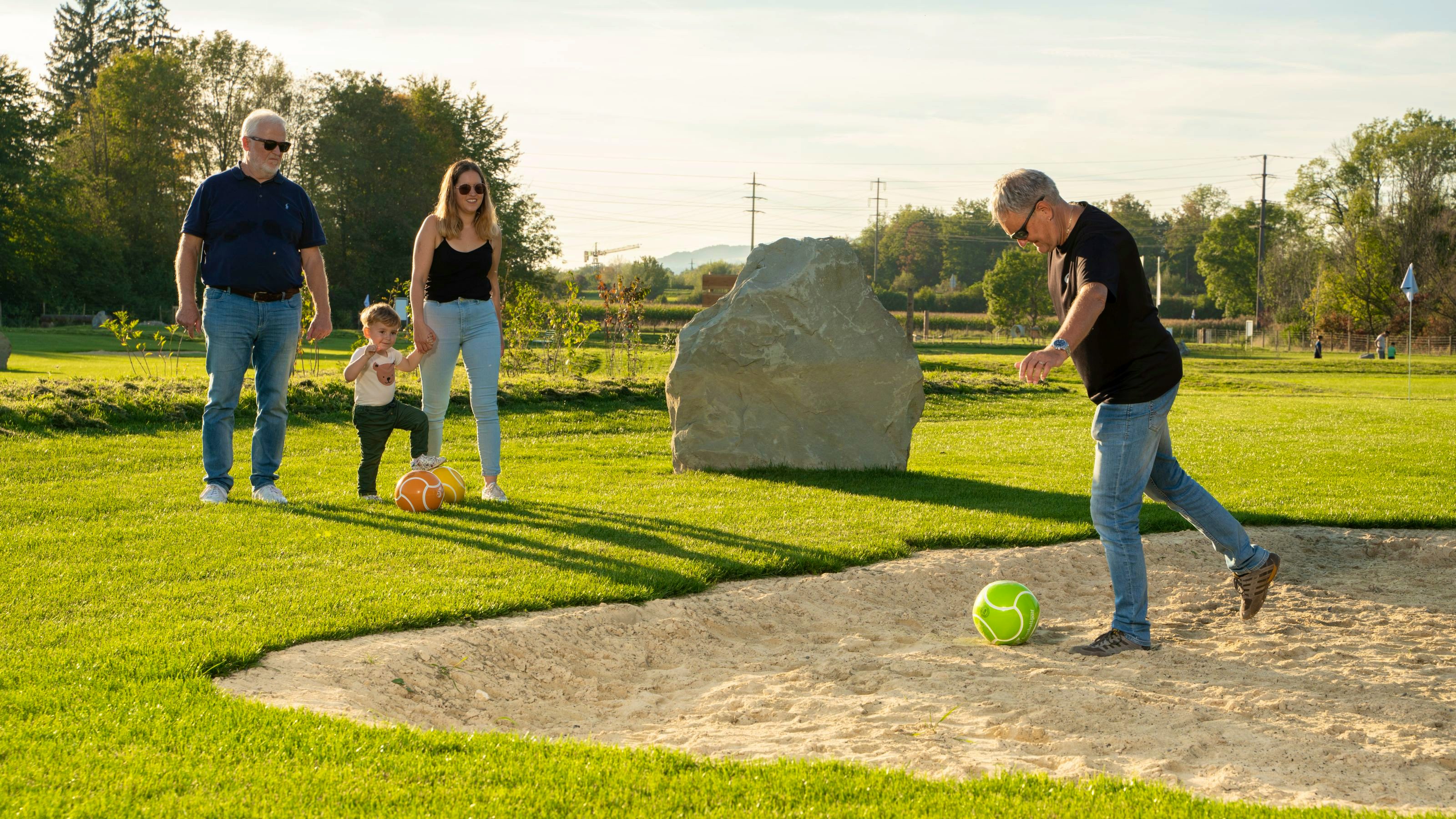 Bild vom Fussballgolf.