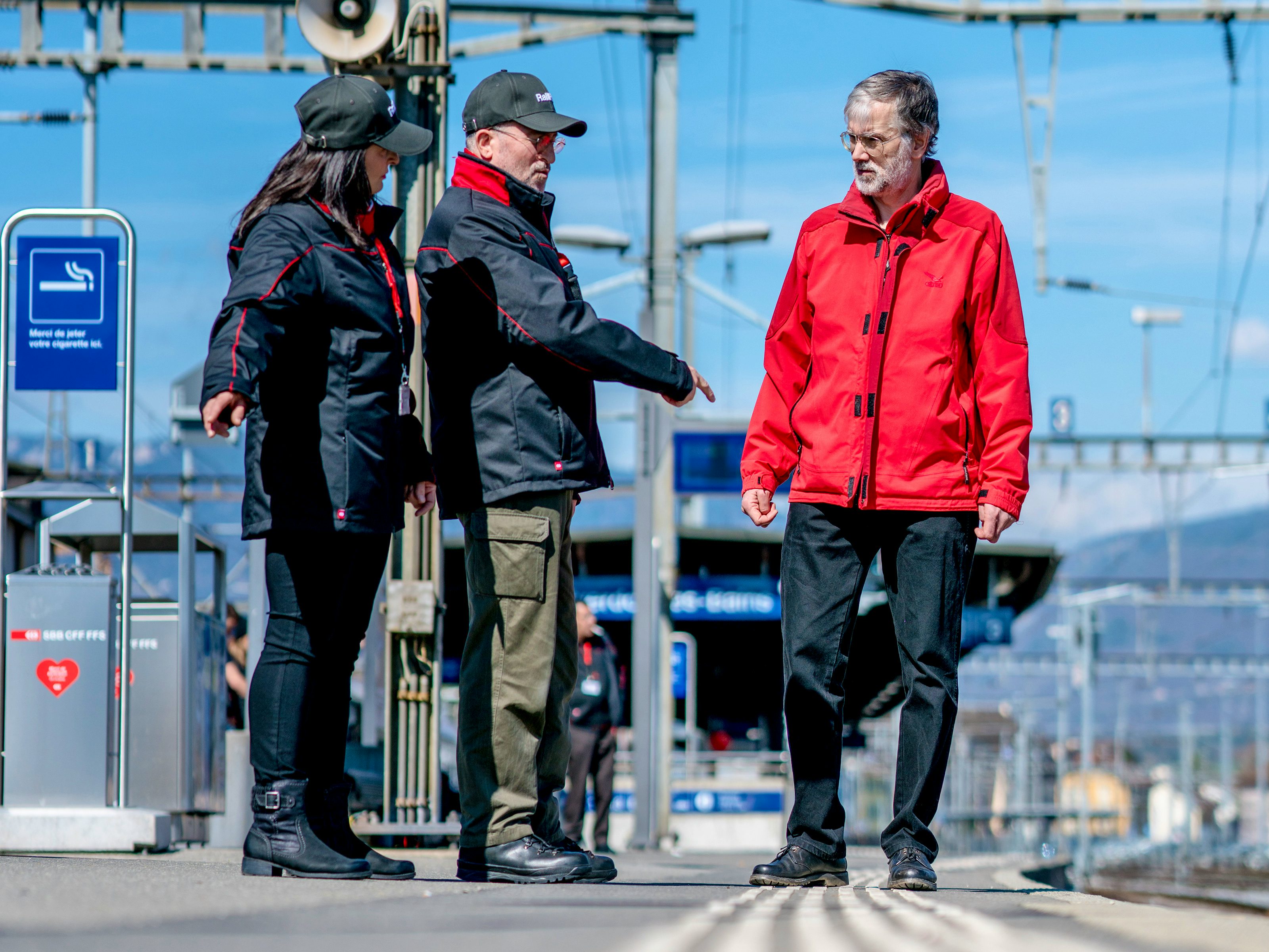 Les parrains de gare agissent à titre préventif et recherchent activement le dialogue avec la clientèle.